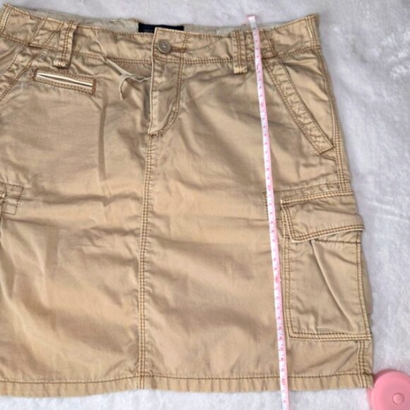 Polo Ralph Lauren Jeans Cargo Mini Skirt, Khaki, size 26 - Picture 14 of 16